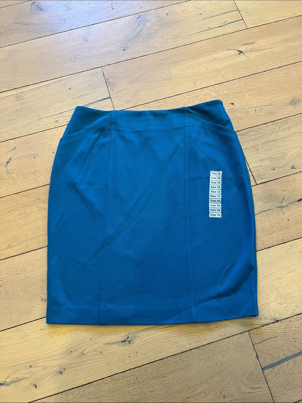 CAbi Teal Pencil Skirt